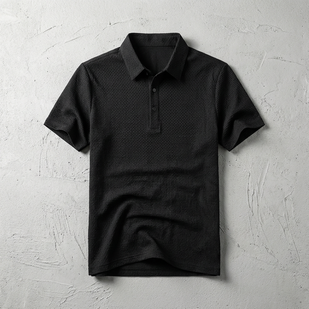 Men's Polo Shirt - Lightweight Casual Short Sleeve Top