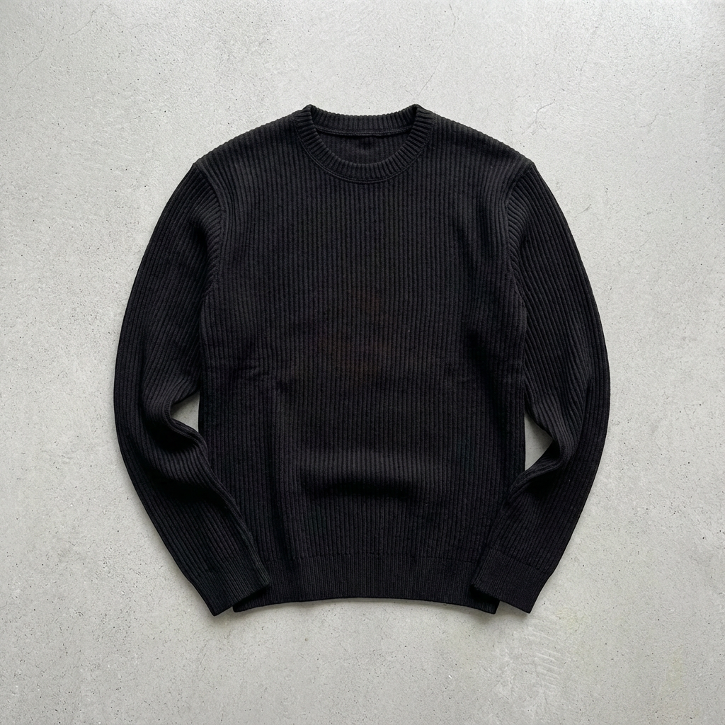 Men's Cotton Knit Sweater - Casual Pullover