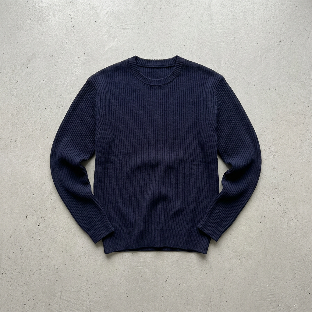 Men's Cotton Knit Sweater - Casual Pullover