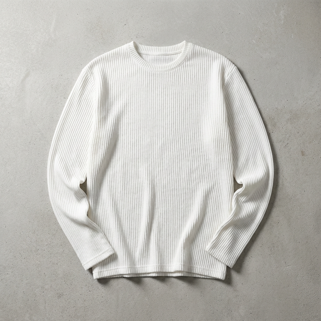 Men's Cotton Knit Sweater - Casual Pullover