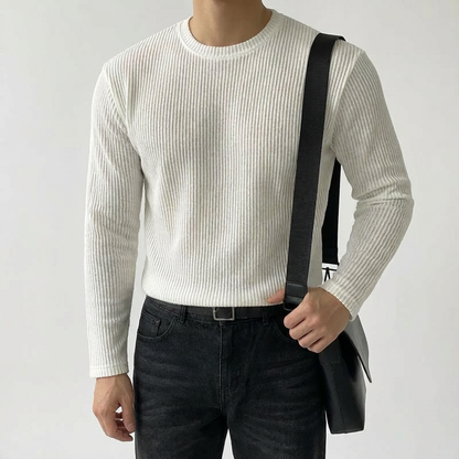 Men's Cotton Sweater - Knit Casual Pullover