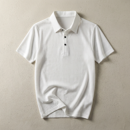 Men's Polo Shirt - Lightweight Casual Short Sleeve Top