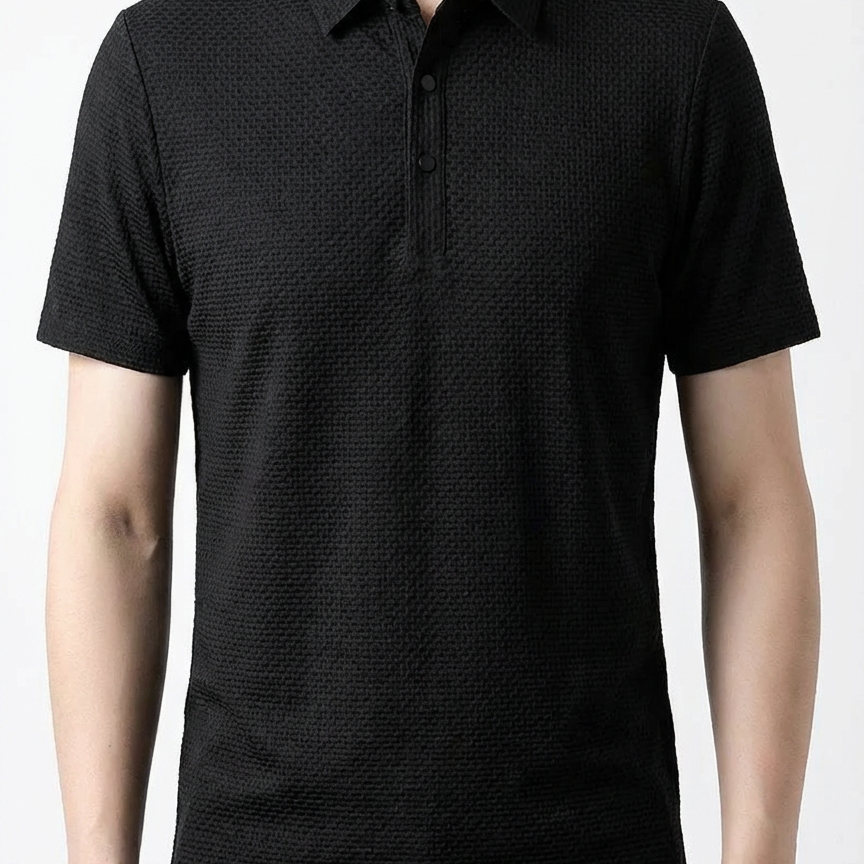 Men's Polo Shirt - Lightweight Casual Short Sleeve Top