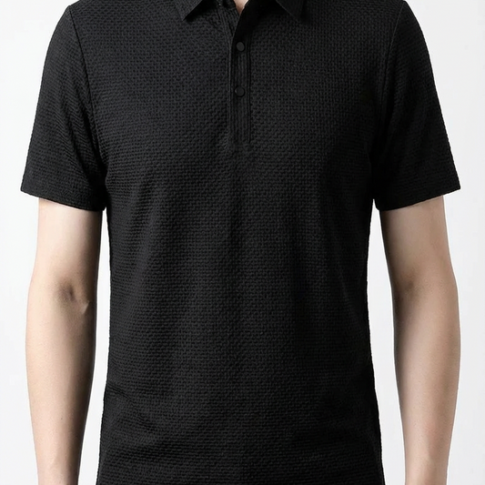 Men's Polo Shirt - Lightweight Casual Short Sleeve Top