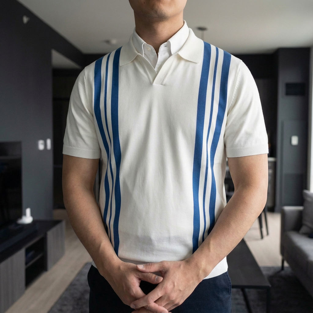 Men's Polo Shirt - Smart Casual Short Sleeve Top