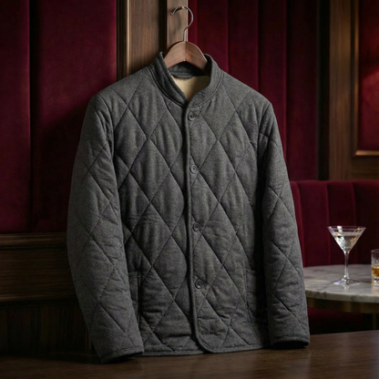 Men's Fleece Lined Jacket - Warm Casual Winter Outerwear