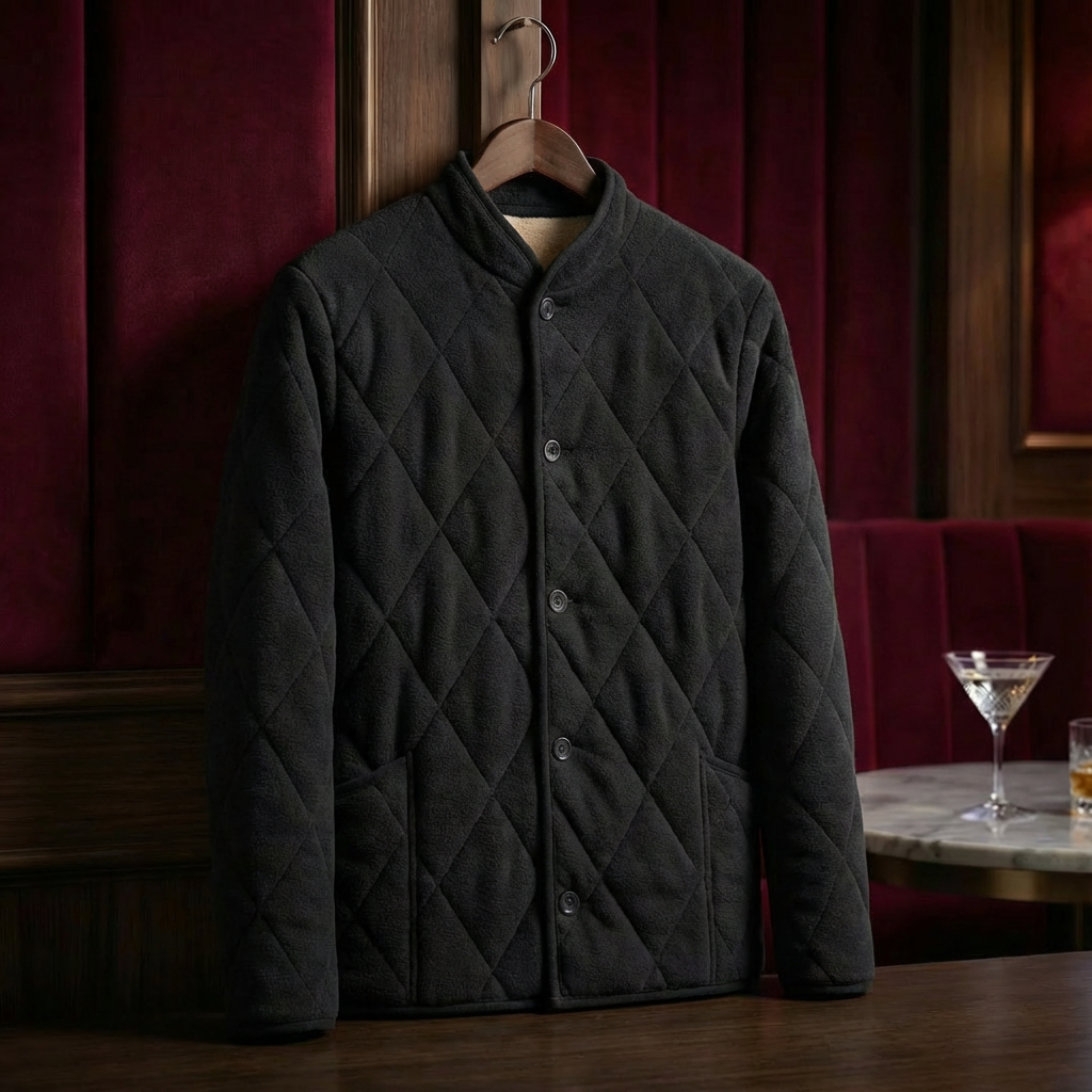 Men's Fleece Lined Jacket - Warm Casual Winter Outerwear