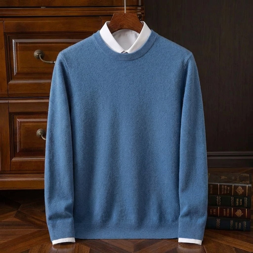 Men's Merino Wool Sweater - Soft Knit Casual Pullover