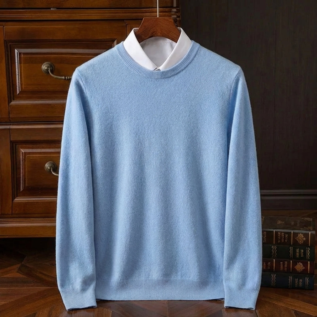 Men's Merino Wool Sweater - Soft Knit Casual Pullover