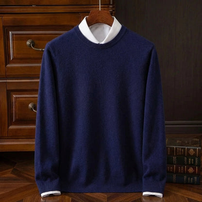 Men's Merino Wool Sweater - Soft Knit Casual Pullover