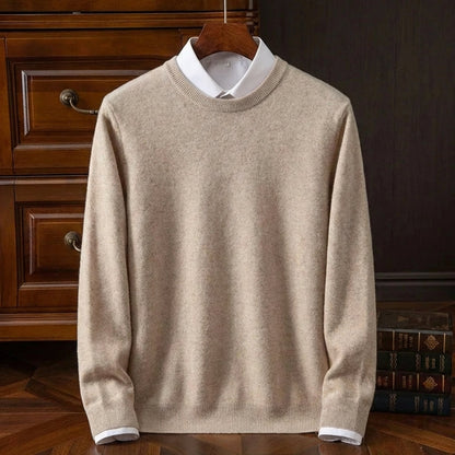 Men's Merino Wool Sweater - Soft Knit Casual Pullover