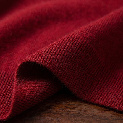 Men's Merino Wool Sweater - Soft Knit Casual Pullover