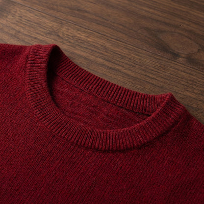 Men's Merino Wool Sweater - Soft Knit Casual Pullover