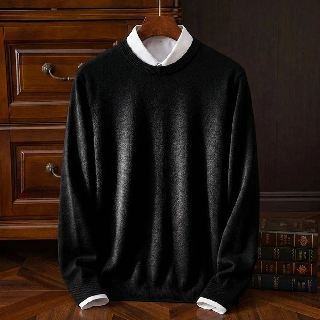 Men's Merino Wool Sweater - Soft Knit Casual Pullover
