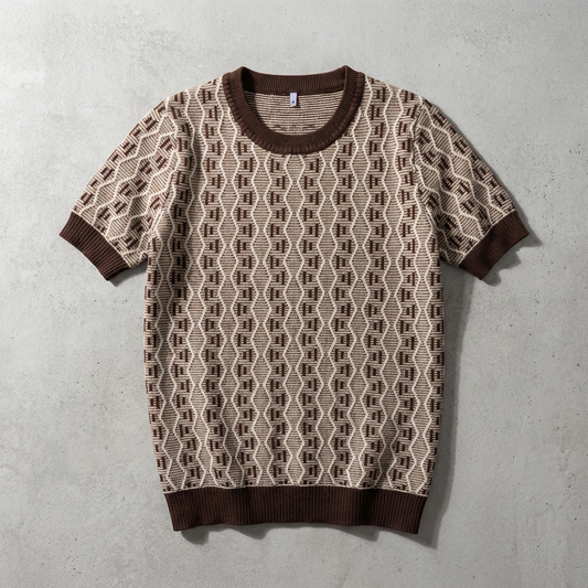 Men's Cotton Crewneck Sweater - Casual Knit Pullover