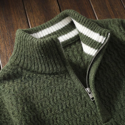 Men's Merino Wool Sweater - Knit Casual Pullover