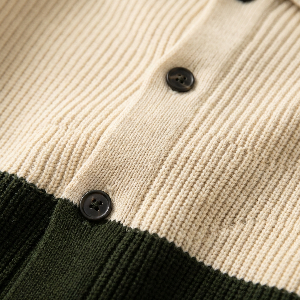 Men's Merino Wool Cardigan - Knit Button Front Sweater