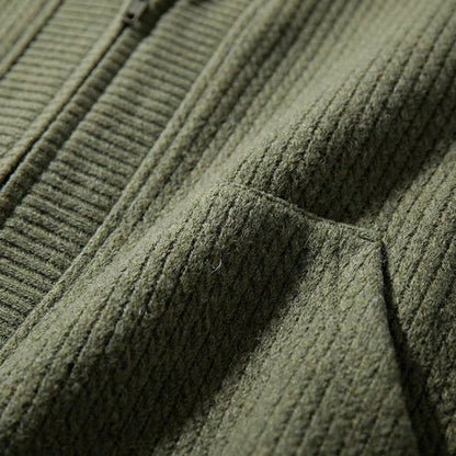 Men's Merino Wool Cardigan - Button Front Knit Sweater