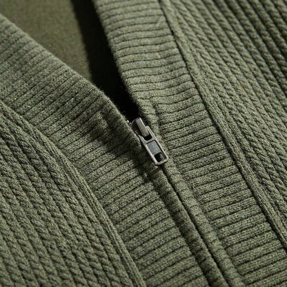 Men's Merino Wool Cardigan - Button Front Knit Sweater