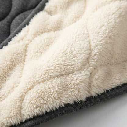 Men's Fleece Parka - Warm Winter Hooded Outerwear