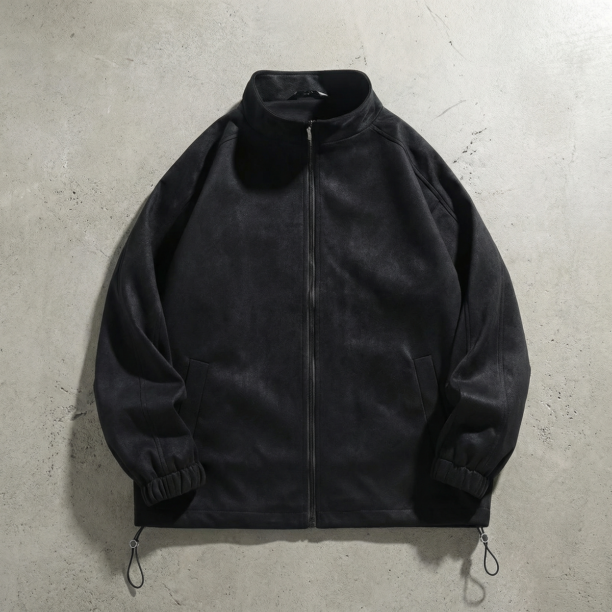 Men's Faux Suede Jacket - Casual Lightweight Outerwear