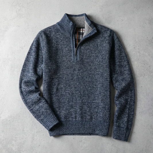 Men's Cotton Sweater - Soft Knit Casual Pullover