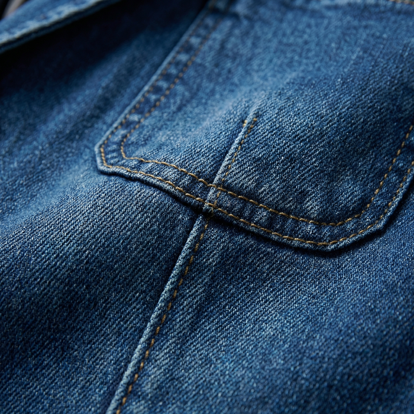 Men's Denim Blazer - Tailored Casual Suit Jacket