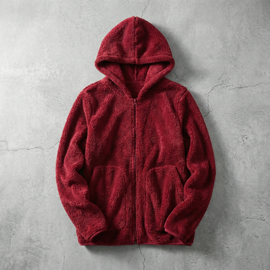Men's Fleece Jacket - Soft Casual Warm Outerwear