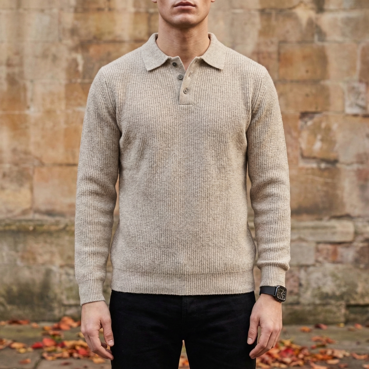 Men's Knit Sweater – Casual Crew Neck Pullover