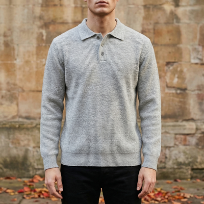 Men's Knit Sweater – Casual Crew Neck Pullover