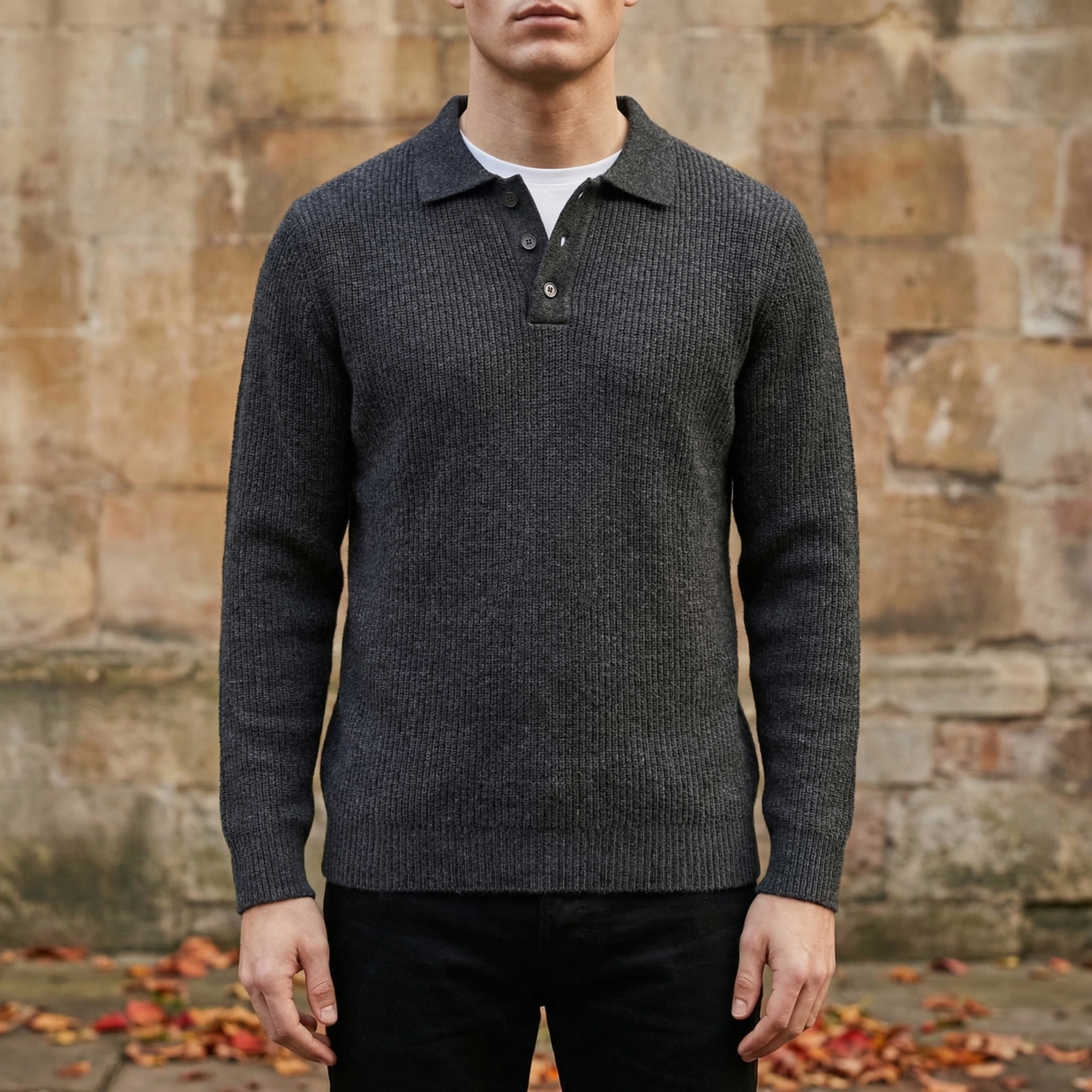 Men's Knit Sweater – Casual Crew Neck Pullover
