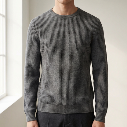 Men's Knit Sweater - Casual Everyday Pullover