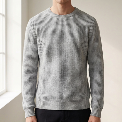 Men's Knit Sweater - Casual Everyday Pullover