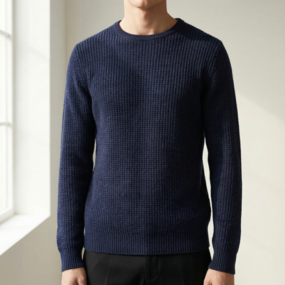 Men's Knit Sweater - Casual Everyday Pullover
