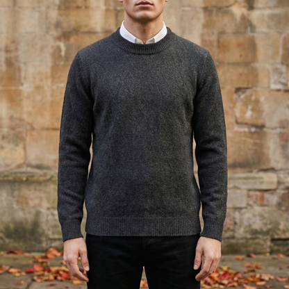 Men's Cashmere Blend Sweater - Soft Knit Casual Pullover