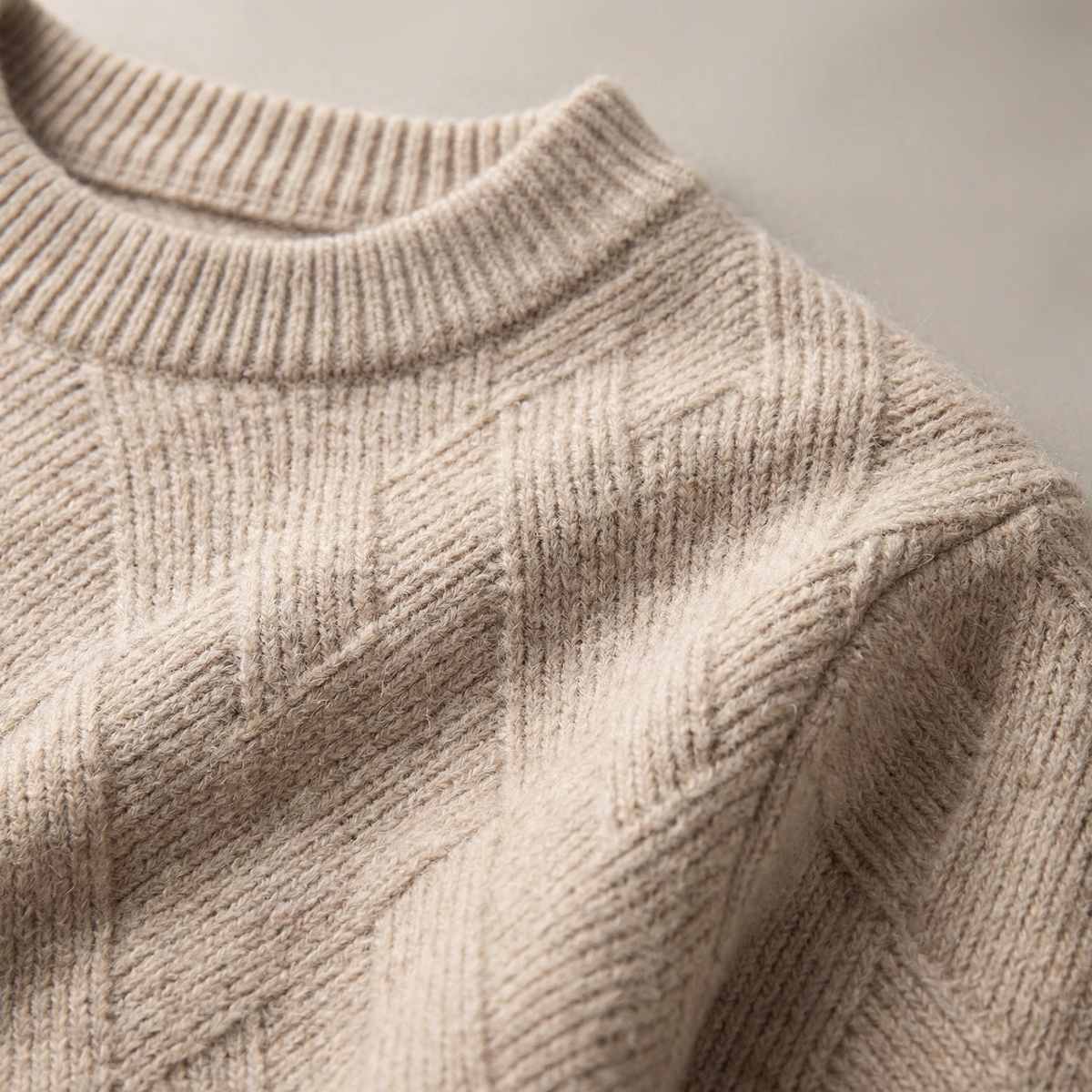 Men's Cashmere Blend Sweater - Soft Knit Casual Pullover