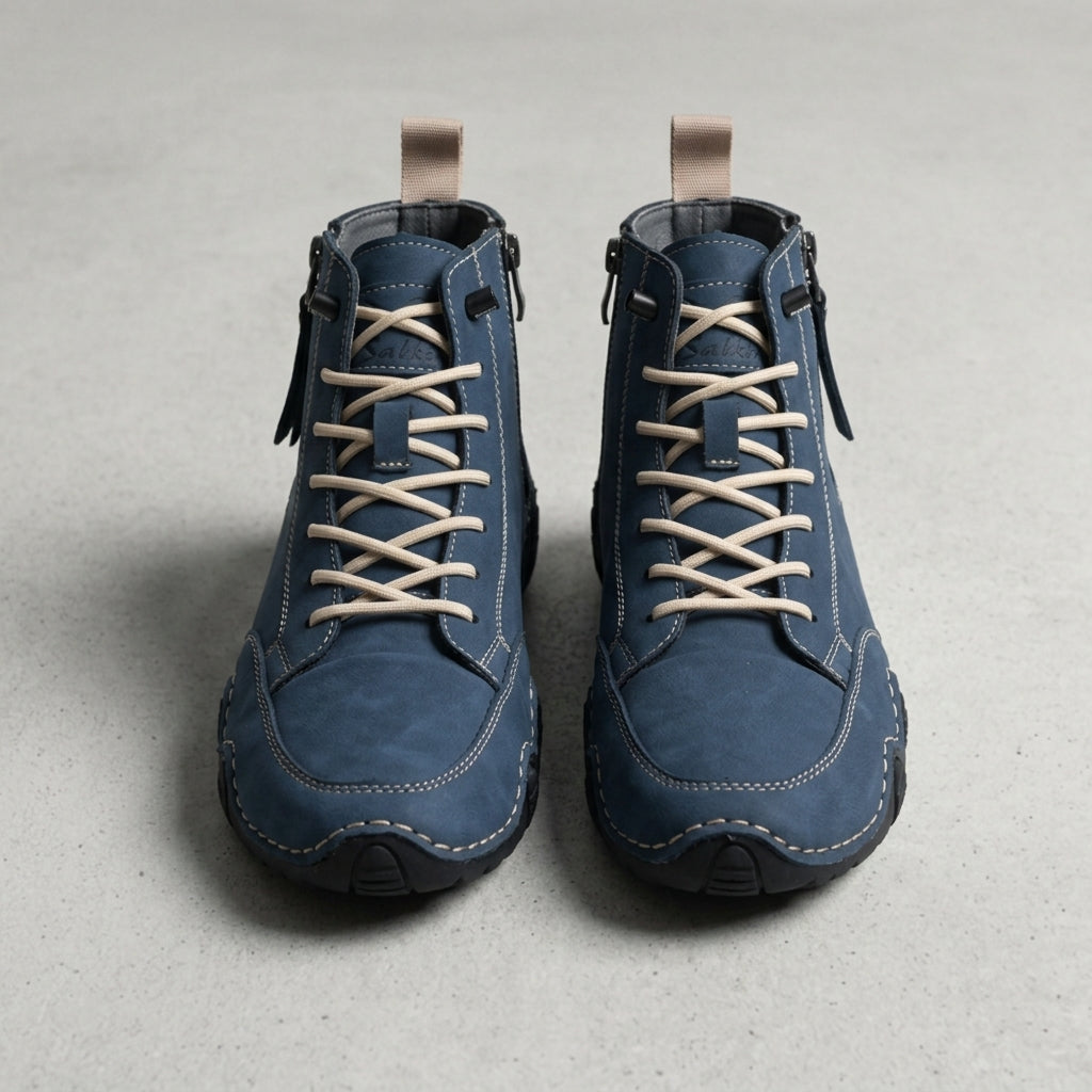 Men's Leather Ankle Boots - Classic Casual Boots