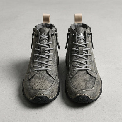 Men's Leather Ankle Boots - Classic Casual Boots
