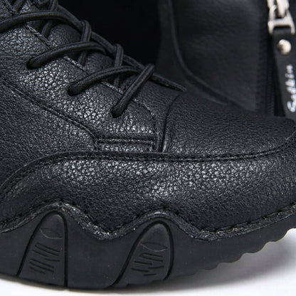 Men's Leather Ankle Boots - Classic Casual Boots