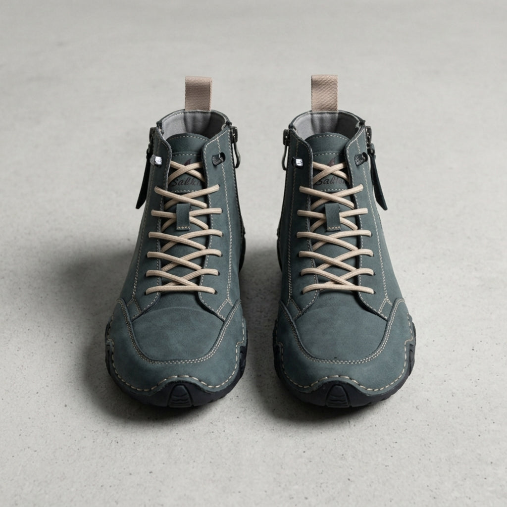 Men's Leather Ankle Boots - Classic Casual Boots
