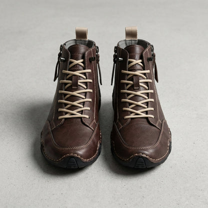 Men's Leather Ankle Boots - Classic Casual Boots