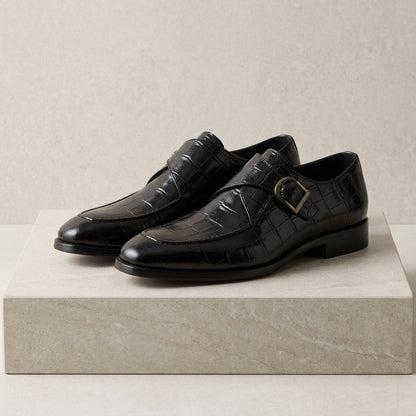Men's Dress Shoes - Classic Business Casual Slip On Shoes