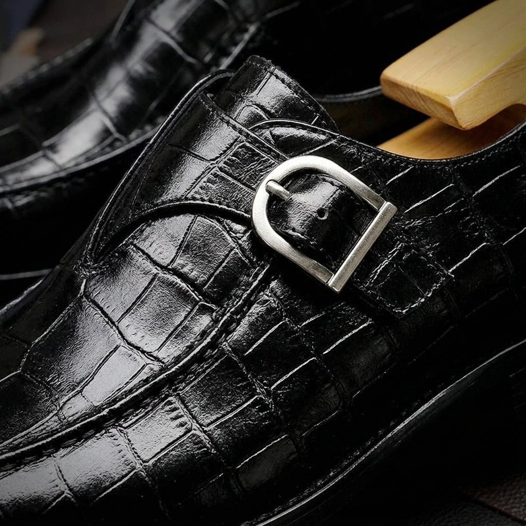 Men's Dress Shoes - Classic Business Casual Slip On Shoes