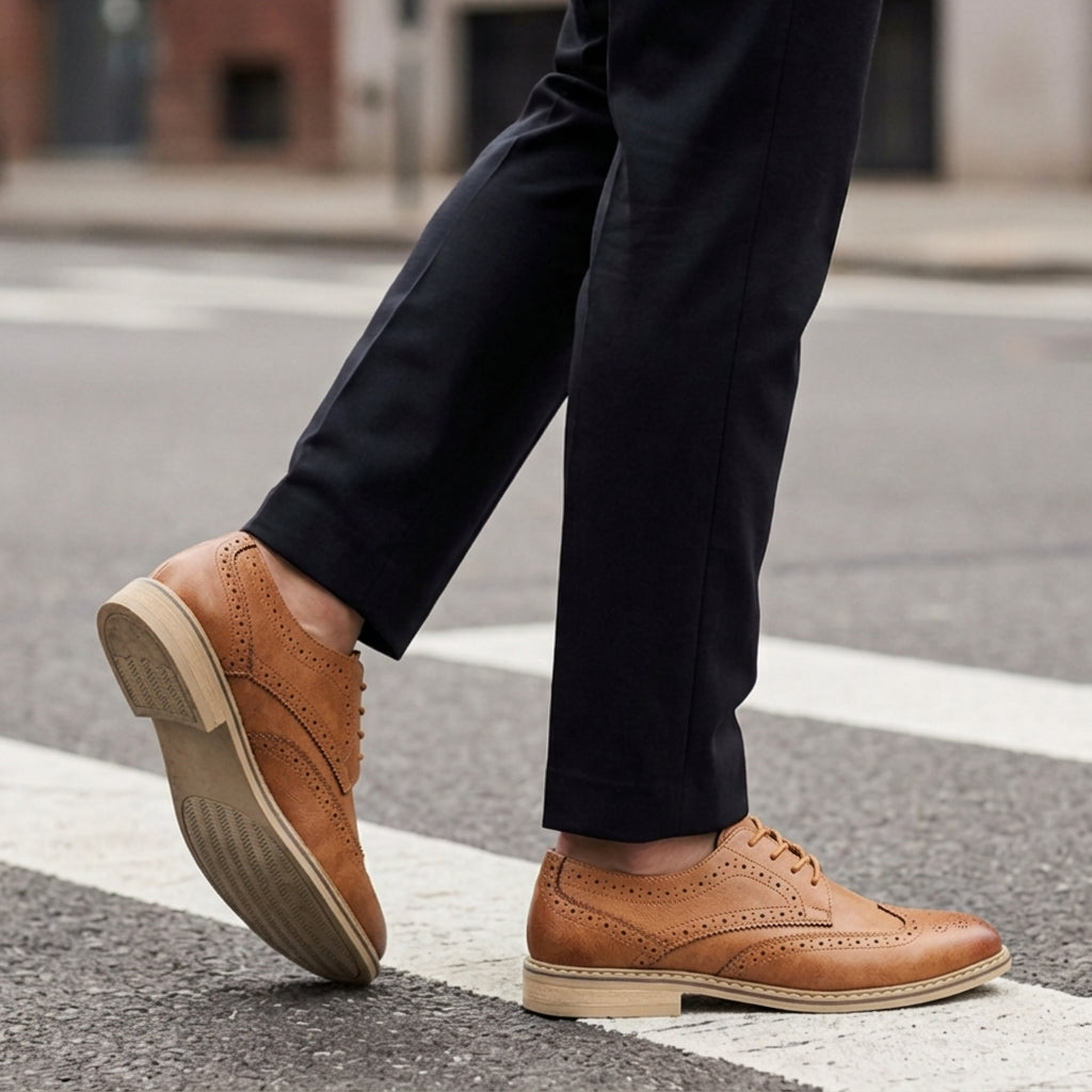 Men's Brogue Shoes - Classic Dress Shoes