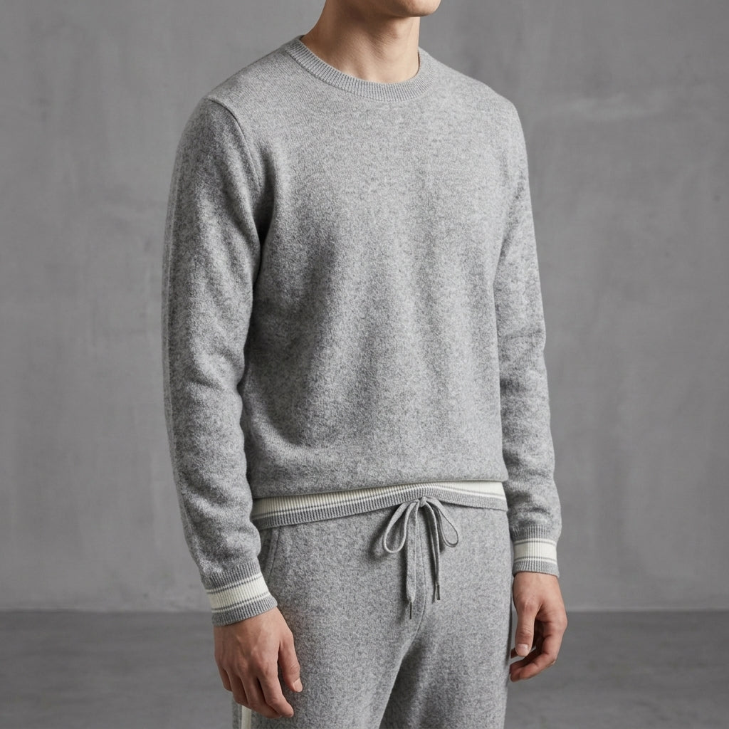 Cashmere Lounge Set – Soft Matching Sweater and Pants Set