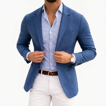 Men's Knit Blazer - Unstructured Soft Sport Coat