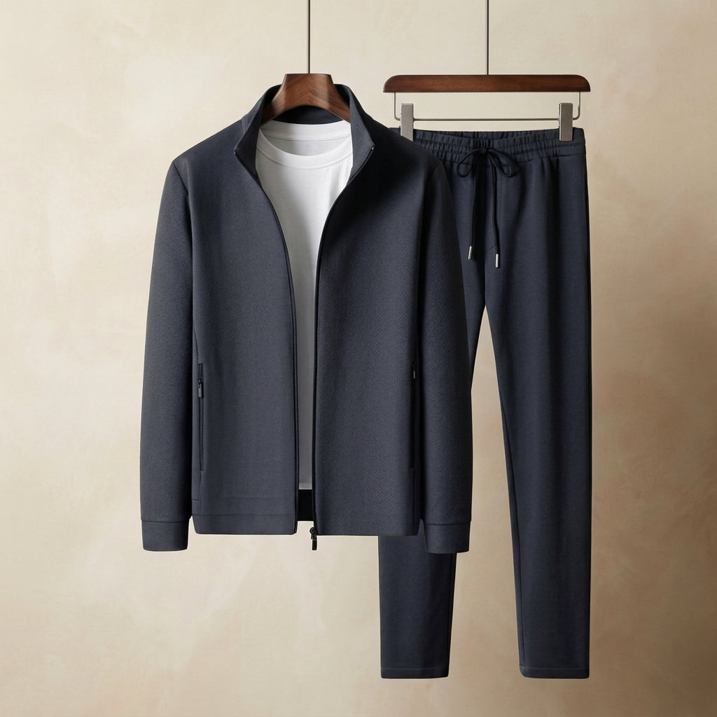Men's Tracksuit Set - Casual Jacket and Pants