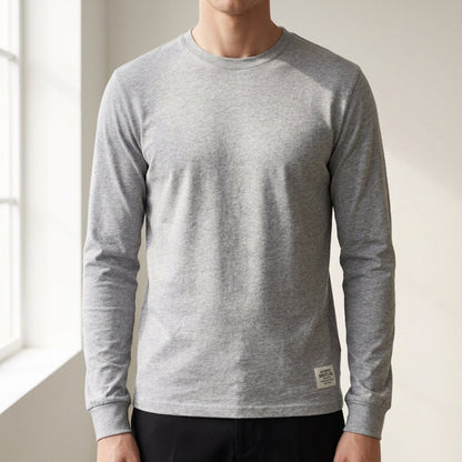 Men's Casual Cotton Shirt – Long Sleeve Button Down Top