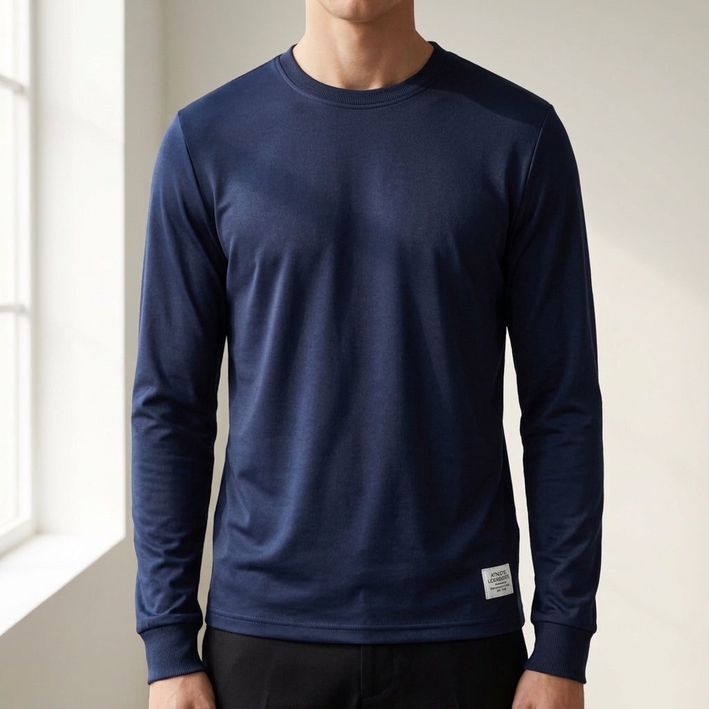 Men's Casual Cotton Shirt – Long Sleeve Button Down Top