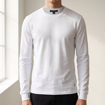 Men's Casual Cotton Shirt – Long Sleeve Button Down Top